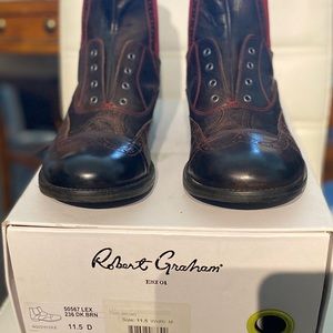 ROBERT GRAHAM Chelsea Boots - Maroon
